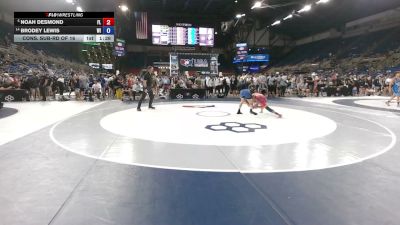 113 lbs Cons. Sub-rd Of 16 - Noah Desmond, Florida vs Brodey Lewis, Wisconsin