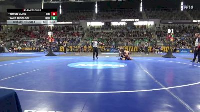 157 lbs Champ. Round 1 - Jake Nicolosi, Mount Olive vs Owen Cline, Colorado Mesa