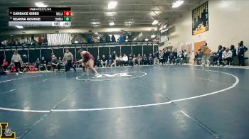 140 lbs 9th Place Match - Candace Gibbs, Rolla vs Keanna George, Eureka