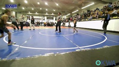 55 lbs 2nd Place - Bryker Smith, Salina Wrestling Club vs Aksel Davis, Tahlequah Wrestling Club