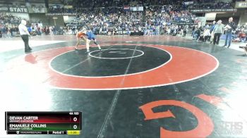 4A 165 lbs Quarterfinal - Devan Carter, Graham-Kapowsin vs Emanuele Collins, Kennedy Catholic