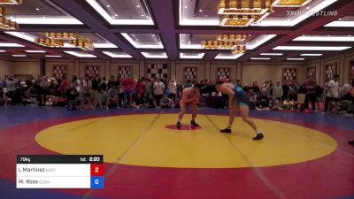 79 kg Quarterfinal - Isaiah Martinez, BDRT/TMWC vs Michael Ross, Connecticut