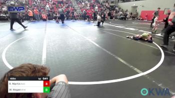 46 lbs Round Of 32 - Greyson Gallegos, Collinsville Cardinal Youth Wrestling vs Stetson Long, Pocola Youth Wrestling