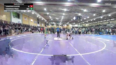 132 lbs Consi Of 8 #1 - Jonathan Slater, East Greenwich vs Jonathan Frias, Smithfield