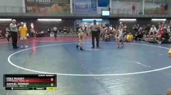 65 lbs Round 1 (16 Team) - Samuel Monday, Stronghold - Gold vs Cole Massey, Stronghold - Black