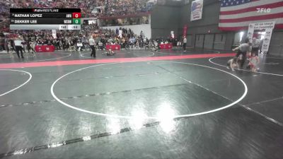 60 lbs Champ. Round 1 - Dekker Lee, West Salem Bangor Wrestling vs Nathan Lopez, Askren Wrestling Academy