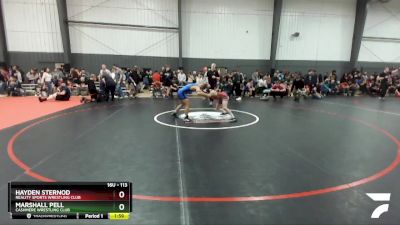 113 lbs Cons. Round 3 - Hayden Sternod, Reality Sports Wrestling Club vs Marshall Pell, Cashmere Wrestling Club