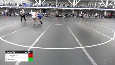 165 lbs Round Of 64 - Joseph Cangro, Unattached-Unrostered vs Brooks Gable, Air Force Academy