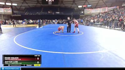 135 lbs Champ. Round 2 - River Wilson, Shelton Wrestling Club vs Dayton Lusk, Twin City Wrestling Club