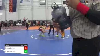 126 lbs Round Of 64 - Ryan Lobato, Team So-Cal vs Sebastian Macedo, West Coast Travel Team