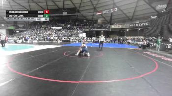 Boys 4A 144 lbs 5th Place Match - Victor Luna, Chiawana vs Jordan Schield, Gonzaga Prep
