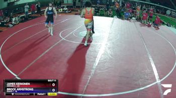 165 lbs Quarters & Wb (16 Team) - James Keinonen, Oregon 2 vs Brock Armstrong, Idaho 1