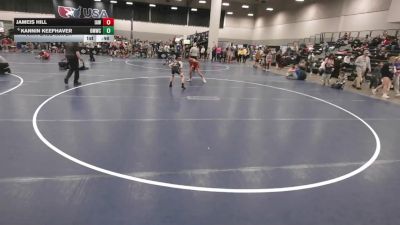 92 lbs 7th Place Match - Kannin Keefhaver, Open Mats Wrestling Club vs Jameis Hill, Immortal Athletics WC