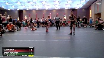96 lbs Round 3 (4 Team) - Casen McAlister, East Kansas Eagles vs Logan Eads, Elite Athletic Club