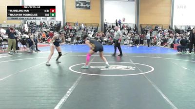 132 lbs Round Of 16 - Madeline Ngo, Newton North vs Narayah Rodriguez, Bristol Eastern