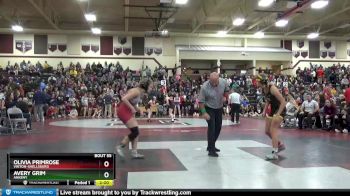 123-124 lbs 1st Place Match - Olivia Primrose, Vinton-Shellsburg vs Avery Grim, Ankeny