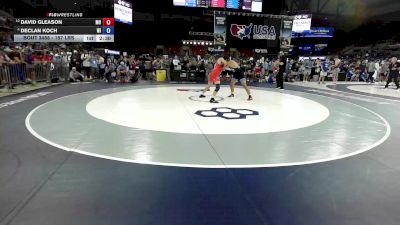 157 lbs Quarters - David Gleason, MO vs Declan Koch, WI