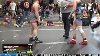135 lbs Round 3 (4 Team) - Hayden Bratland, Grand View WC vs Claire Barton, Missouri Black