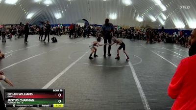 44 lbs Round 4 (10 Team) - Dylan Williams, OMP vs Justus Chapman, Foundry WC