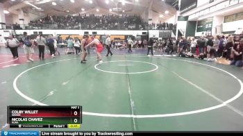 285 lbs Cons. Round 5 - Nicolas Chavez, Kuna vs Colby Willet, Weiser