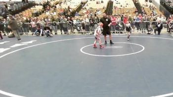 58 lbs Quarterfinal - Ty Roggie, Beaver River Youth Wrestling vs Easton Doolen, District 3 Wrestling