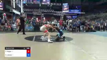 126 lbs Round Of 128 - Trenton Sigler, Ohio vs Clayton Jones, Michigan