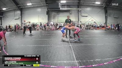 70 lbs Cons. Round 3 - Hudson Conner, Elevate Wrestling Club vs Levi Martin, The Storm Wrestling Center