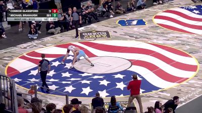 Quarterfinal - Connor Glassford, Tri-Valley vs Michael Branaugh, Bon Homme/Avon