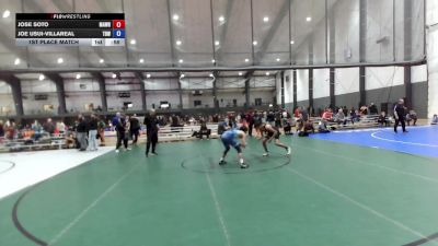 Junior FK - 126 lbs 3rd Place Match - Joe Usui-Villareal, Team Dragonslayer Wrestling vs Jose Soto, Maddogs Wrestling