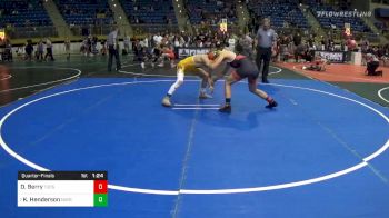 Quarterfinal - Owen Berry, Tucson Cyclones vs Kyler Henderson, Natrona County High School