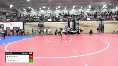 158-171 lbs Round 1 - Andrew Burton, Shelbyville vs Kristopher Kilpatrick, North Central