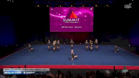 MB Elite Cheer - Blackout [2026 L3 Junior - Flex - D2 - Small - B] 2026 The D2 Summit