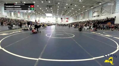 52 lbs Champ. Round 1 - Scarlett Havens, 518 Grapplers vs Xzonnah Hawkins, Club Not Listed