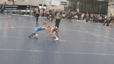 75 lbs Champ. Rd Of 32 - Angus Peterson, Weigh-in Club vs Blaine Olson, Horsemen Elite