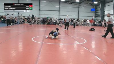 60 lbs Round 1 - 9:00am Friday - Ren Tse, Michigan S.W.A.T vs Nick Johnson, NCWAY National Team