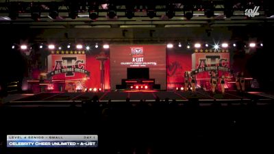 Celebrity Cheer Unlimited - A-List [2026 L4 Senior - Small Day 1] 2026 ATC Grand Nationals