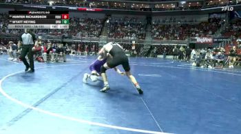 3A-150 lbs Cons. Round 2 - Wyatt Heying, Spencer vs Hunter Richardson, Fort Dodge
