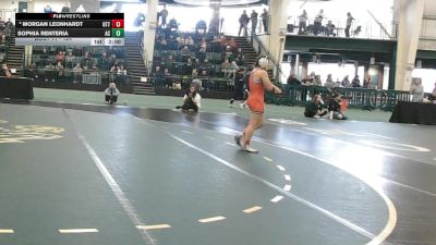 124 lbs Champ. Round 1 - Sophia Renteria, Adrian College vs Morgan Leonhardt, Otterbein