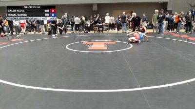 106 lbs Cons. Sub-rd Of 16 - Caleb Klotz, West Grand vs Israel Garcia, Central Valley