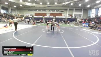 94 lbs Semifinal - Zoey Jewett, General Brown-3 vs Peyton Kelley, Camden-3