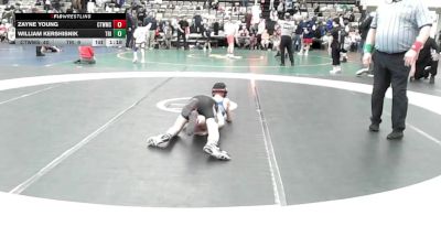 89 lbs Rr Rnd 2 - Zayne Young, CT Whale Orca - ESE vs William Kershisnik, Triumph Blue ESE