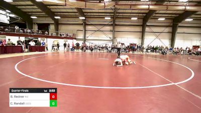 133 lbs Quarterfinal - Brett Redner, Rhode Island College vs Chase Randall, Coast Guard