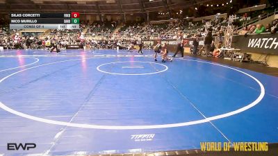 130 lbs Consi Of 4 - Silas Corcetti, Franklin Regional vs Nico Murillo, Sanderson Wrestling Academy