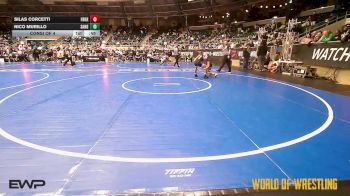 130 lbs Consi Of 4 - Silas Corcetti, Franklin Regional vs Nico Murillo, Sanderson Wrestling Academy