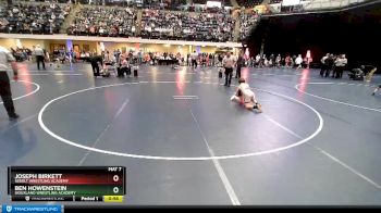 77 lbs Champ. Round 1 - Ben Howenstein, Siouxland Wrestling Academy vs Joseph Birkett, Sebolt Wrestling Academy