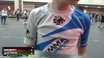 85 lbs Finals (2 Team) - Gage Benfield, Team Palmetto vs Ethan VanDyke, Ares