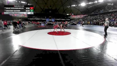 Boys 4A 138 lbs Cons. Round 2 - Isaac Schlegelmilch, Mt. Si vs Drayden Gaither, Moses Lake