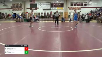132 lbs Final - Dylan Chappell, Seneca Valley vs Briar Priest, Hempfield Area