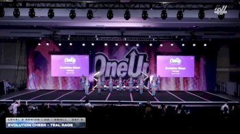 Evolution Cheer - Teal Rage [2026 L2 Senior - D2 - Small Day 3] 2026 One Up Grand Nationals