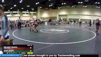 126 lbs Round 4 (10 Team) - Paige Baker, Brutal Beauties vs Delaney Graves, Griffin Fang